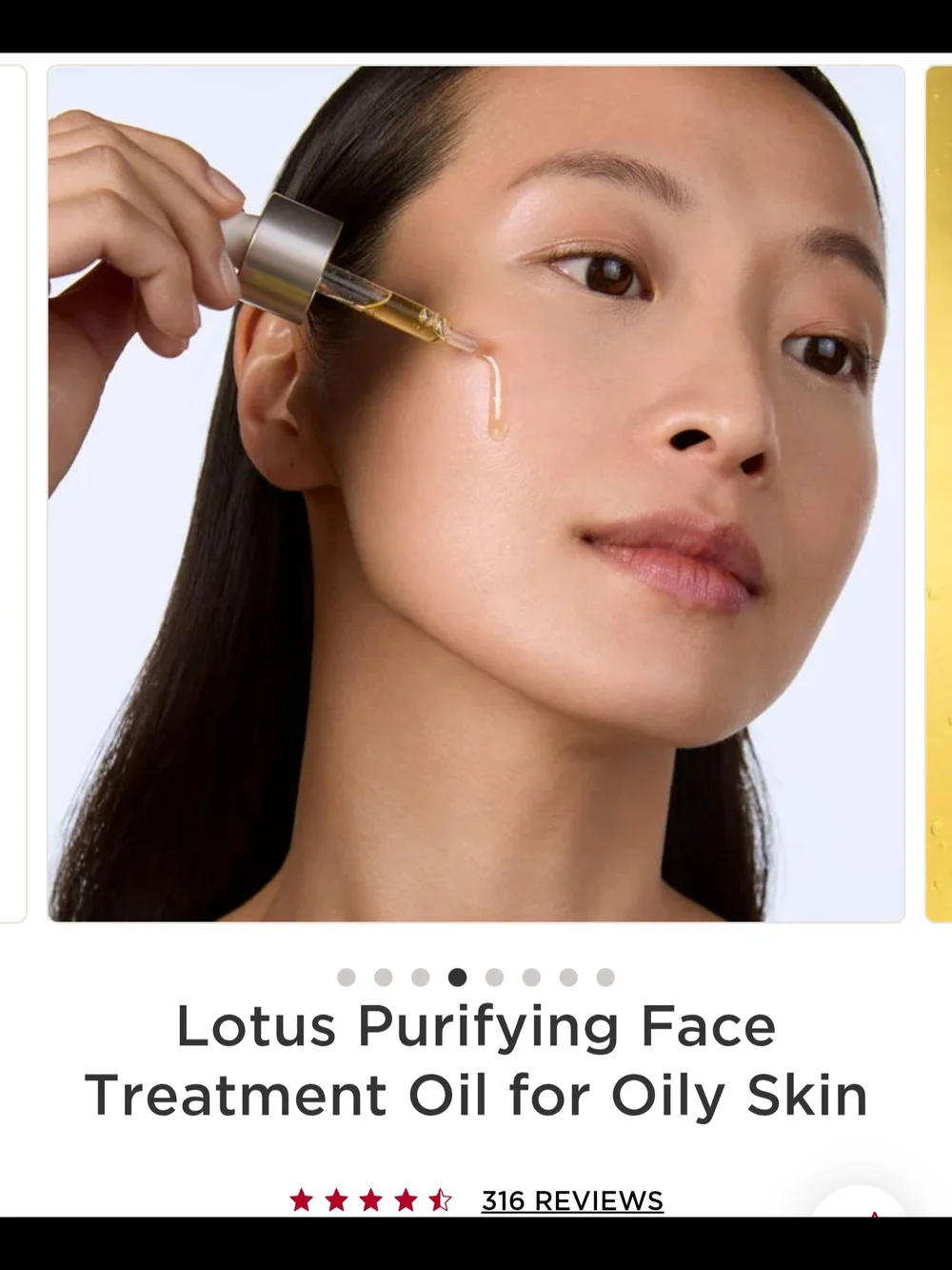Clarins Lotus Purifying Face Treatment Oil for Oily Skin – Yellow